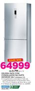 Bosch 346Ltr Geleira INOX com Congelador na Parte Inferior KGN46AL11Z