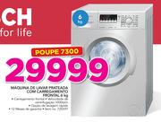 Bosch 6Kg Maquina de Lavar Prateada com Carregamento Frontal
