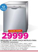 Bosch Máquina de lavar louca Metálica por 12 Pratos