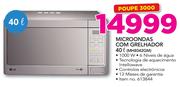 LG 40Ltr Microondas com Grelhador MH8042GM