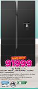 Hisense 670Ltr Geladeira Preta com Portas Laterais H670SMI-WD