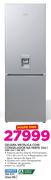 KIC 336 Ltr Geladeira Metalica com Congelador na parte KBF634 1MT WT