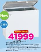 Zero 260Ltr Geleira a gas