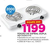 Logik Fogão de Espiral Dupla RSH-246083-018