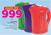 Logik 1.7Ltr Chaleiras Coloridas-cada