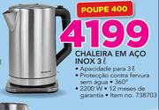 Brabantia 3Ltr Chaleira em Aco Inox