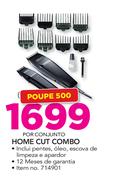 Wahl Home Cut Combo Inclui Pentes, Oleo, Escova de limpeza e apardor