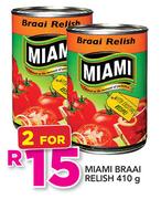 Miami Braai Relish-2x410g