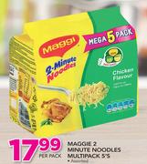 Maggie 2 Minute Noodles Multipack-5's Per Pack