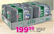 Castle Lite Cans-24x500ml Per Case