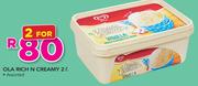 Ola Rich N Creamy Assorted-2x2Ltr