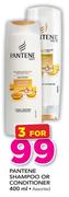 Pantene Shampoo Or Conditioner Assorted 400ml-For 3
