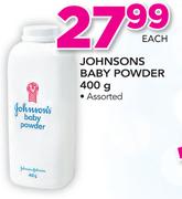 Johnsons Baby Powder Assorted-400g