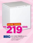 KIC 210Ltr Chest Freezer KCG 210 1