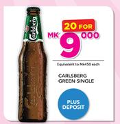 Carlsberg Green Single(Plus Deposit)-For 20