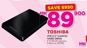 Toshiba 2TB 2.5"Canvio Hard Drive