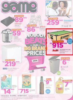 Game Malawi : Nobody Beats Our Big Brand Prices (26 Apr - 10 May 2017), page 1