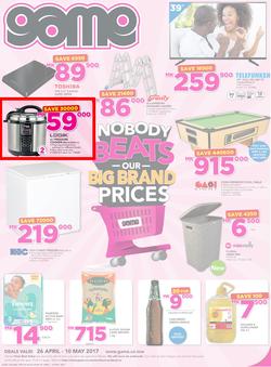 Game Malawi : Nobody Beats Our Big Brand Prices (26 Apr - 10 May 2017), page 1