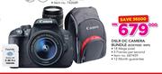 Canon DSLR DC Camera Bundle EOS700D WIFI