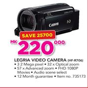 Canon Legria Video Camera HF-R706
