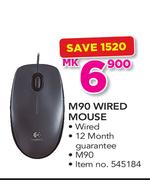 Logitech M90 Wired Mouse
