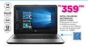 HP 14" Intel Celeron Notebook OFFICE 14-AM0