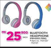 Polaroid Bluetooth Headphone PBH5003 PINK-Each
