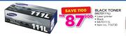 Samsung Black Toner MLTD111L