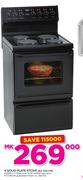 Defy 4 Solid Plate Stove BLK DSS-494