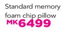vitasleep Standard Memory Foam Chip Pillow