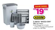 Addis 5 Piece Bigga Bin Set