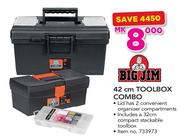 Bigjim 42cm Tollbox Including A 32cm Compact Stackable Toolbox Combo