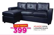 Atlantic Sofia L-Shaped Black