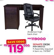 Anderson High Back Chair