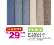 Van Dyck Tuft Room size Carpet 2X3m-Each