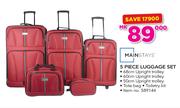 Mainstays 5 Piece Luggage Set