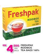 Freshpak Rooibos Tea Bags 160's-Per Pack