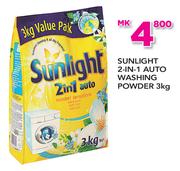 Sunlight 2-In-1 Auto Washing Powder-3Kg