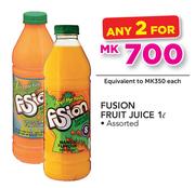 Fusion Fruit Juice Assorted-2 x 1Ltr