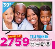Telefunken 39" FHD LED TV TLEDD-39FHD A