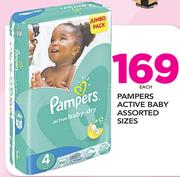 Pampers Active Baby Assorted Sizes