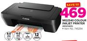 Canon MG2540 Colour Inkjet Printer 