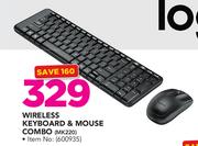 Logitech Wireless Keyboard & Mouse Combo MK220