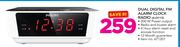 Philips Dual Digital FM Alarm Clock Radio AJ3115
