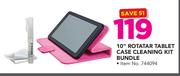 Swiss 10" Rotatar Tablet Case Cleaning Kit Bundle