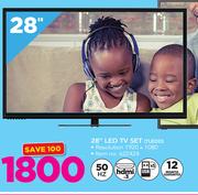 Telefunken 28" LED TV Set TLEDD