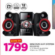JVC Mini DVD Hi-Fi System MX-DN100