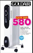 Goldair Slim 7 Fin Oil Heater GSOR-700