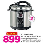 Logik 6Ltr Pressure Cooker RSH-012476-11