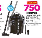 Hoover 1800W Wet & Dry Vacuum Cleaner 